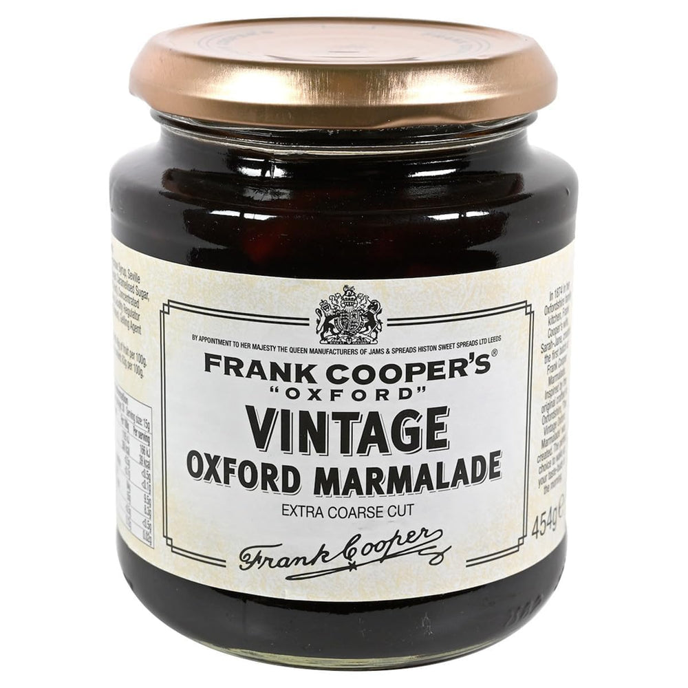 Nakato Frank Coopers Oxford Marmalade jar on breakfast table for rich flavor