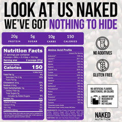 NAKED Mocha Latte Protein Coffee iced glass showing a refreshing mocha flavor.
