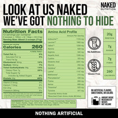 Naked Oats Apple Cinnamon 20g whey protein bottle for shakes
