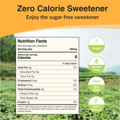 NAMANNA monk fruit sweetener pour captures sugar-free sweetness in coffee.