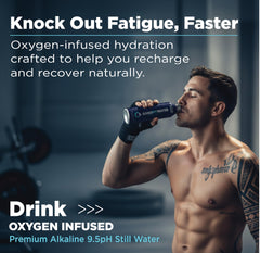 NANO FIT WATER 16oz aluminum bottle ready for activity