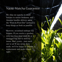 Naoki Matcha Barista Blend resealable pouch image emphasizing freshness and storage convenience.