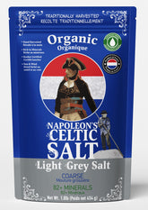 Napoleon's Celtic Salt coarse bag for everyday seasoning
