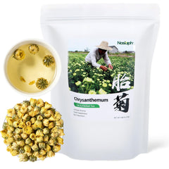 NASLAPH Chrysanthemum Tea loose leaves with floral aroma for calm moments.