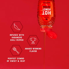 Nate's Hot Honey charcuterie board accent with versatile heat.