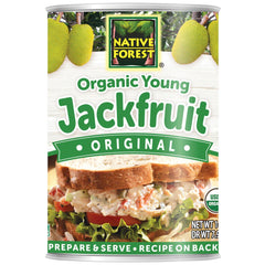 Native Forest Organic Young Jackfruit pack-front, ready for plant-based meals.