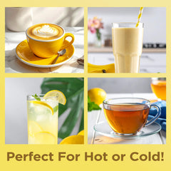 NatraTaste Gold packets enhance smoothies with sugar-like flavor.