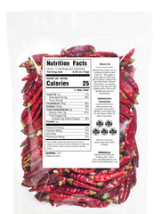Natruen dried red chili pods in bag, premium heat for home cooks.