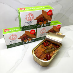 Natural Catch tuna olive oil-marinated—rich flavor and moisture.