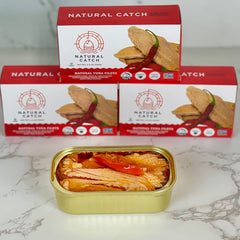 Natural Catch tuna filets sliced with steak-like texture