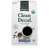 Natural Force Clean Decaf Coffee bag ready for home brewing with toxin-free promise.