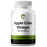 Natural Foundation Apple Cider Vinegar bottle with The Mother for daily wellness