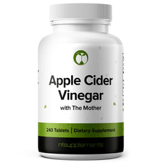 Natural Foundation Apple Cider Vinegar bottle with The Mother for daily wellness