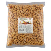 Naturalee cashews 2lb front-pack: roasted, unsalted, heart-healthy snack option.