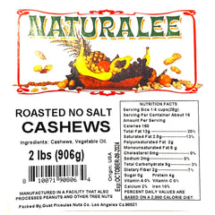 Naturalee cashews 2lb hand-snack: easy, on-the-go nourishment.