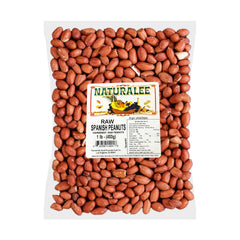 Naturalee raw whole Spanish Redskin peanuts bag for a protein-rich snack