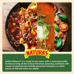 Vegetables in Natura's Sofrito Criollo pouch with peppers and onions for vibrant Creole aroma