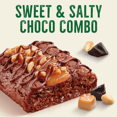 Nature Valley bars peanuts caramel detail shows nutty crunch
