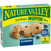 Nature Valley Blueberry Soft-Baked Muffin Bars in a convenient pack for quick breakfasts