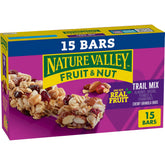 Nature Valley chewy fruit-nut bar with almonds and cranberries for on-the-go balance.