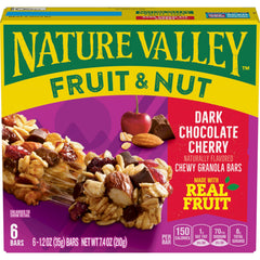 Nature Valley Almonds and Oats visible in the bar, suggesting a hearty, portable bite.