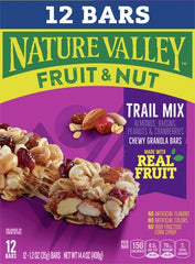 Nature Valley granola bars ingredients include nuts and real fruit for flavor depth.