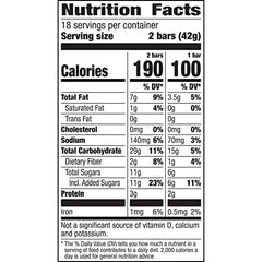 Nature Valley Oats n Honey bars on breakfast plate, convenient energy.