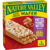 Nature Valley Pretzel Peanut Butter wafer bar pack for on-the-go snacking