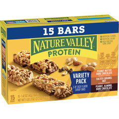 Nature Valley Peanut Almond Dark Chocolate bar with rich flavor and texture.
