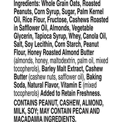 Nature Valley Roasted Mixed Nut bar with nuts offers a savory-sweet bite.