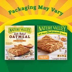 Nature Valley Soft-Baked Oatmeal Squares on the go during outdoor activity