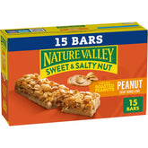 Nature Valley Sweet and Salty Nut bar packaging for grab-and-go snack option.