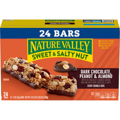 Nature Valley bars on a hiking trail offering convenient outdoor fuel.