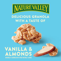Nature Valley Vanilla Almond granola pouring into bowl for breakfast