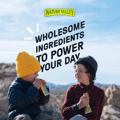 Nature Valley whole-grain oats close-up highlighting wholesome ingredients.