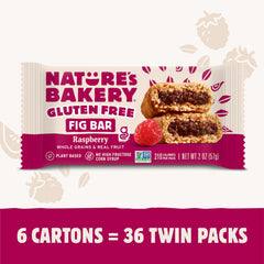 Nature's Bakery bars in twin-pack showcase convenient portion control for busy days.
