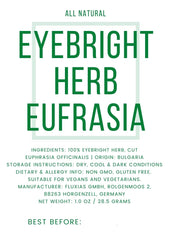 Naturegrail Eyebright tea-steep scene suggesting calming herbal infusion