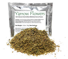 Naturegrail Yarrow Tea flowers close-up for a fragrant brew