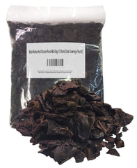 Naturejam Black Walnut Hull 8oz bulk bag, showing coarse outer hull material for herbal use.