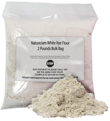 NatureJam White Rye Flour packaging showcases freshness for everyday rye baking