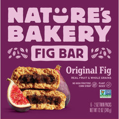 Nature's Bakery BAR FIG WW 6CT ingredients close-up highlights vegan and nut-free formula