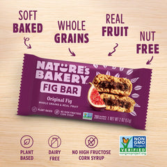 Nature's Bakery box with six twin packs for convenient multi-pack snacking.