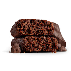 Nature's Bakery brownies on a plate ready for a quick snack.