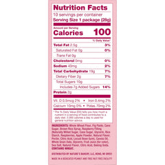 Close-up of Raspberry Fig Bar Minis in pack showing easy grab-and-go bars