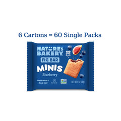 Nature's Bakery Fig Bar Minis Whole Grain provides a hearty, satisfying snack.