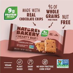 Nature's Bakery Hearty Bars Chocolate Chip soft texture with chocolate chips