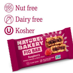 Nature’s Bakery vegan non-GMO label highlighting plant-based ingredients
