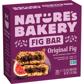 Nature's Bakery Whole Wheat Fig Bars Original Fig pack for on-the-go snacking.