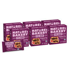 Nature's Bakery Whole Wheat Fig Bars packaging — convenient on-the-go snack option.