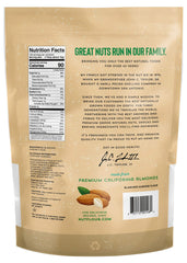 Close-up of Nature's Eats Blanched Almond Flour showing fine texture for keto-friendly baking.